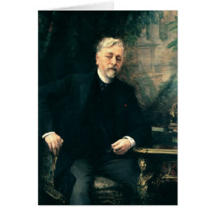 Cartão Retrato de Gustave Eiffel 1905