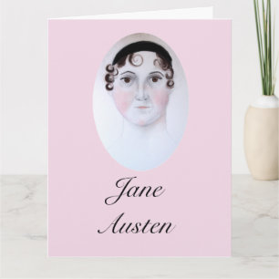 Cartão Retrato de Jane Austen, marcador de página.