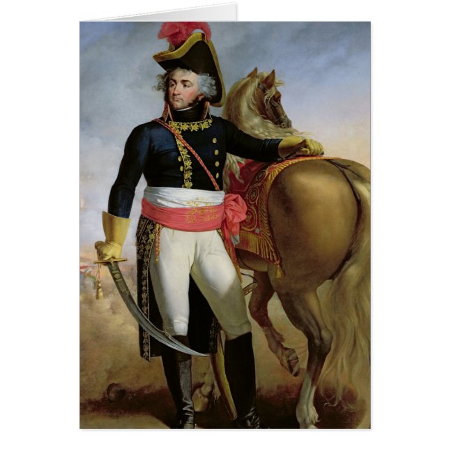 Cartão Retrato de Jean Baptiste Kleber (Frente)