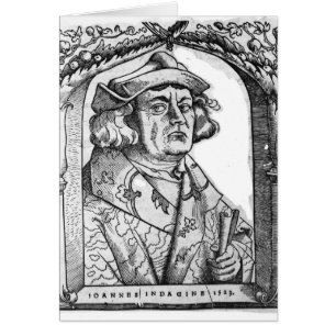 Cartão Retrato de John de Indagine