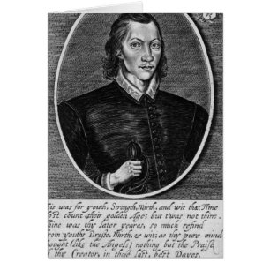 Cartão Retrato de John Donne