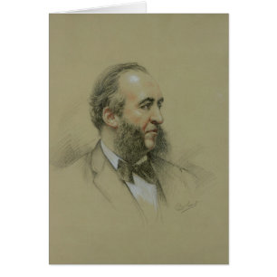Cartão Retrato de Jules Ferry