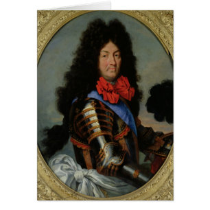 Cartão Retrato de Louis XIV