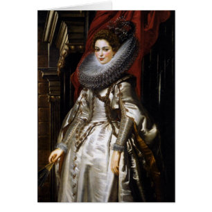 Cartão Retrato de Marchesa Brigida Spinola Doria