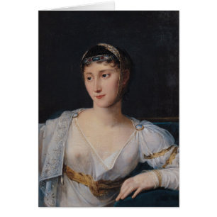 Cartão Retrato de Marie-Pauline Bonaparte