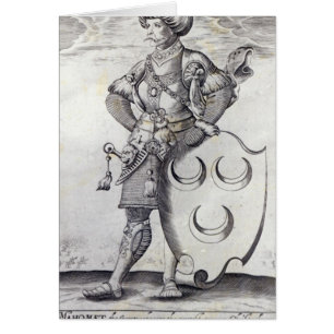 Cartão Retrato de Mehmed II