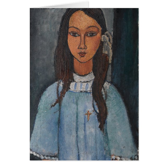 Cartão Retrato de Modigliani Amedeo (Frente)