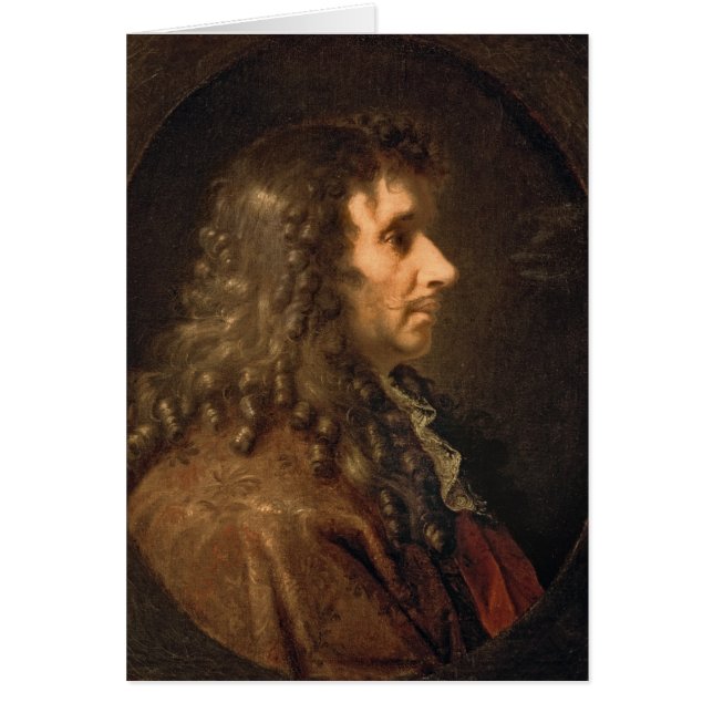 Cartão Retrato de Moliere 1660 (Frente)