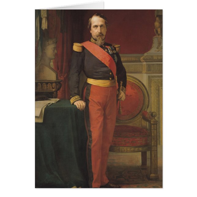 Cartão Retrato de Napoleon III 1862 (Frente)