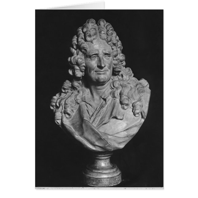 Cartão Retrato de Nicolas Boileau (Frente)