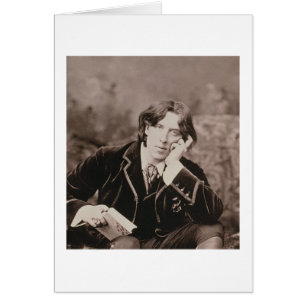 Cartão Retrato de Oscar Wilde (1854-1900), 1882 (pho b/w)