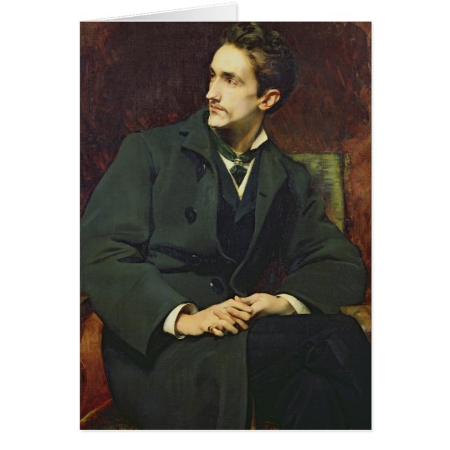 Cartão Retrato de Robert (Frente)