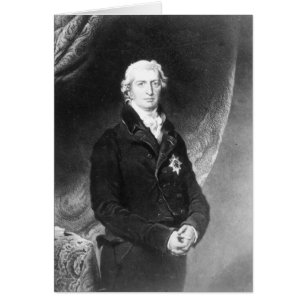 Cartão Retrato de Robert Banks Jenkinson