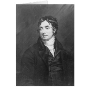 Cartão Retrato de Samuel Taylor Coleridge