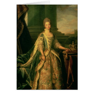 Cartão Retrato de Sophie Charlotte