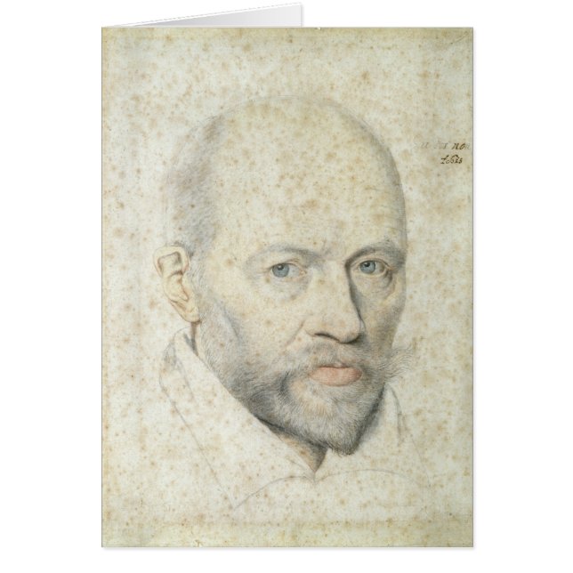 Cartão Retrato de St. Vincent de Paul (Frente)