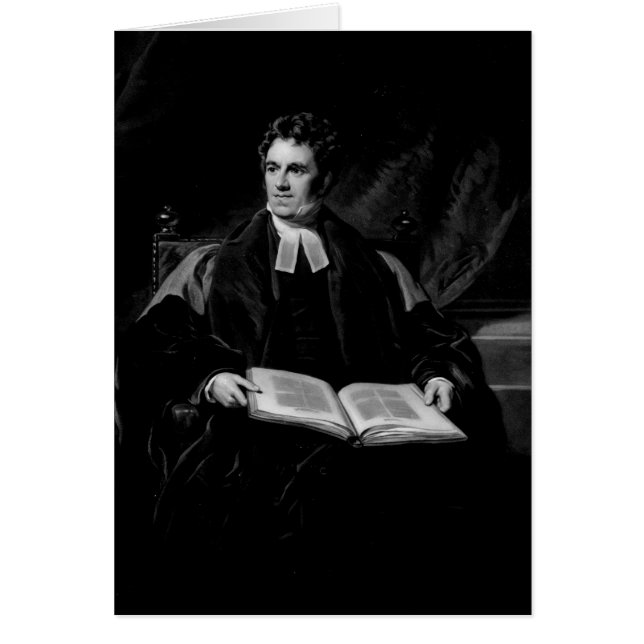 Cartão Retrato de Thomas Arnold (Frente)