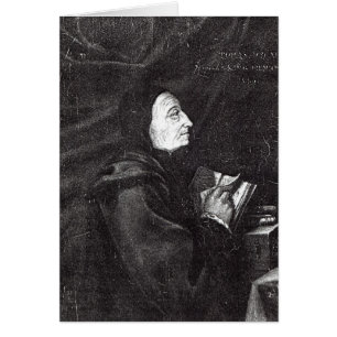 Cartão Retrato de Thomas Vicary