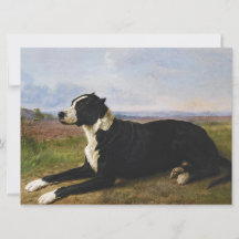 Retrato de um cão Labrador Mastiff (Rosa Bonheur)