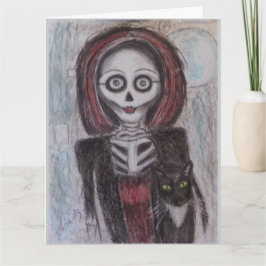 Cartão Retrato de um Fantasma, Halloween