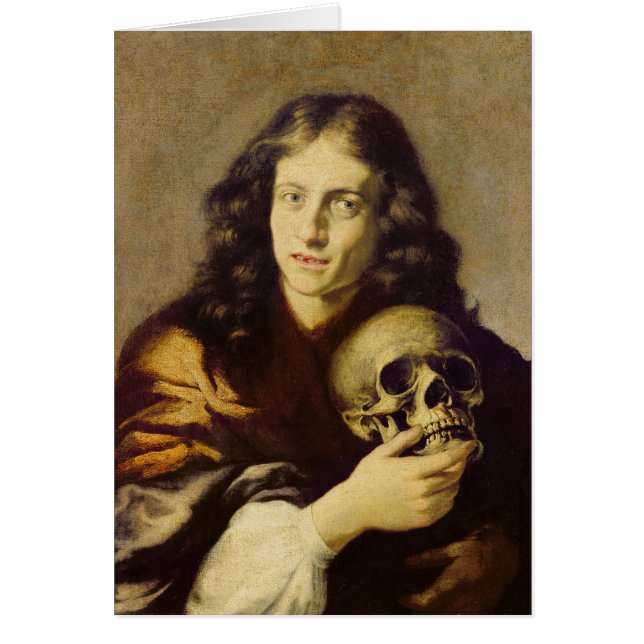 Cartão Retrato de um homem (Frente)