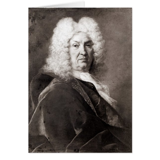 Cartão Retrato de um homem (Frente)