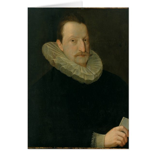 Cartão Retrato de um homem 2 (Frente)