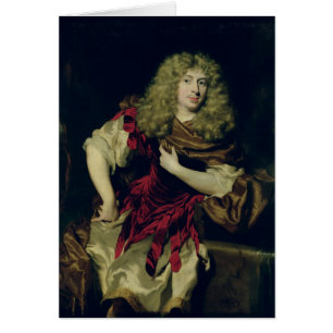 Cartão Retrato de um homem novo, 1676