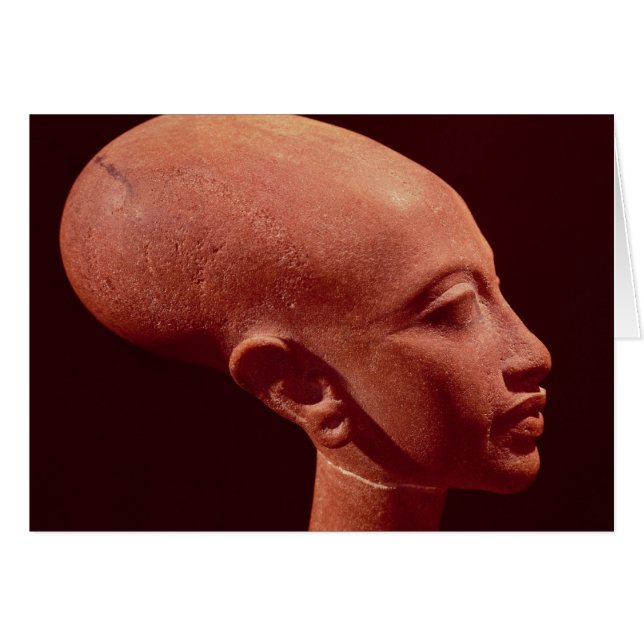 Cartão Retrato de uma filha do Rei Akhenaten (Frente Horizontal)