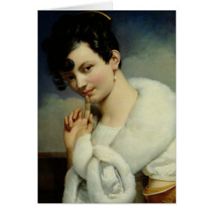 Cartão Retrato de uma mulher 3