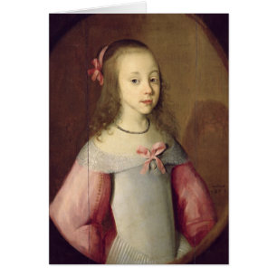 Cartão Retrato de uma rapariga, 1651