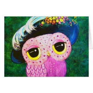 Cartão Retrato de uma senhora