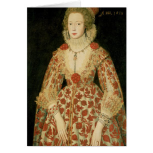 Cartão Retrato de uma senhora, 1619