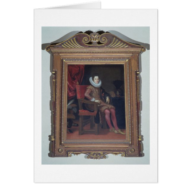 Cartão Retrato do de'Medici de Cosimo II (1590-1621) (Frente)