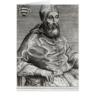 Cartão Retrato do papa Pius IV, 1555