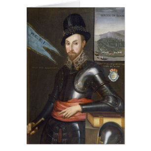 Cartão Retrato do peregrino Bertie