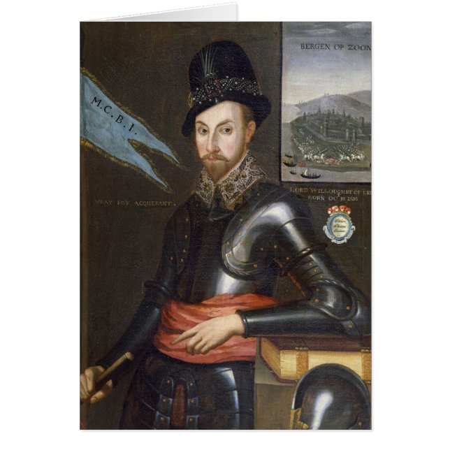 Cartão Retrato do peregrino Bertie (Frente)