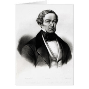 Cartão Retrato do senhor Robert Peel