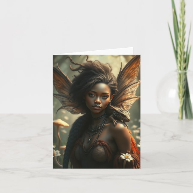 Cartão Retrato Látea Belo Dragão (Frente)