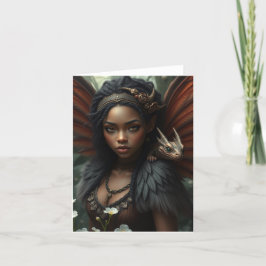 Cartão Retrato Látea Belo Dragão