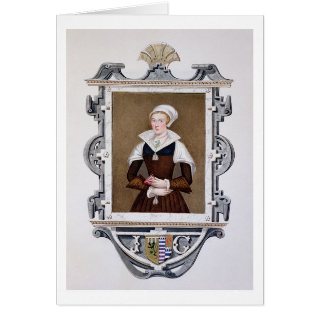 Cartão Retrato Nove-Dias Qu da senhora Jane de Cinzento (Frente)