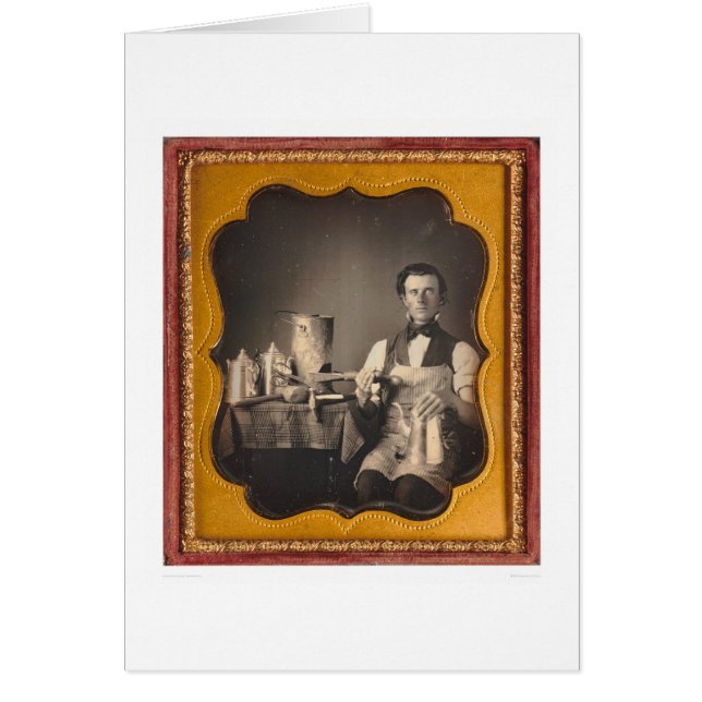 Cartão Retrato ocupacional de um tinsmith… (40027) (Frente)