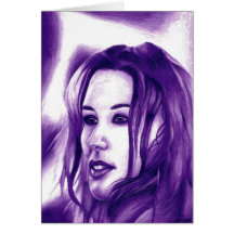 Retrato original de Pessoas roxas