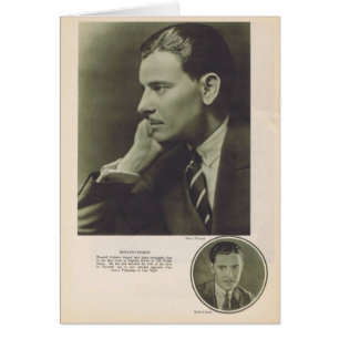 Cartão Retrato Ronald Colman de 1924