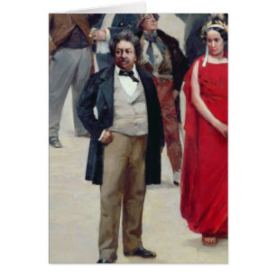 Cartão Retratos dos artistas e dos atores