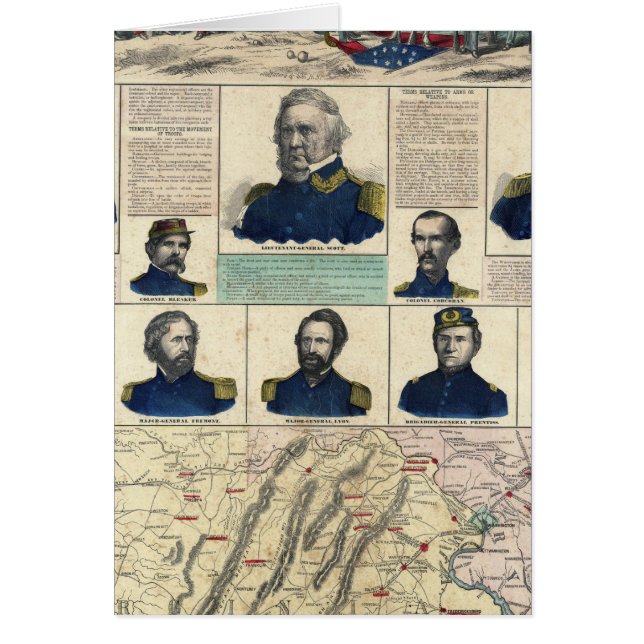 Cartão Retratos Militares (Frente)