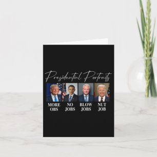 Cartão Retratos Trazem Mais Empregos Obama Sem Empregos B