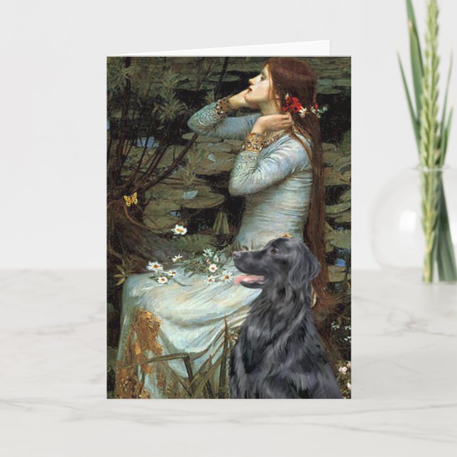 Cartão Retriever de Capa Lisa 1 - Ofélia (Frente)