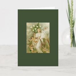 Cartão RETRO ANGEL CHRISTMAS Card