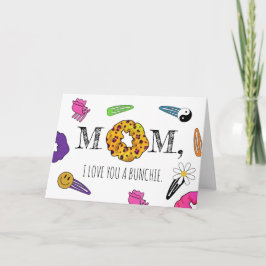 Cartão Retro Anos 90 Eu Amo Você Muito Dia das Mães
